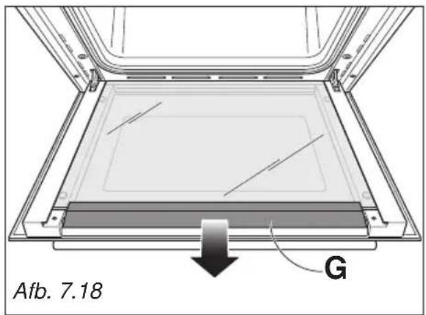 BORETTI CFBI902IX - VERWIJDEREN EN TERUGPLAATSEN VAN HET BINNENGLAS VAN DE OVENDEUR - 8
