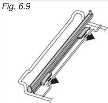 BORETTI CFBG901OWBE - Important! Lors de la mise en place de support de grille coulissant, veuillez à: - 2