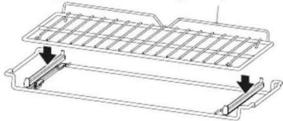 BORETTI CFBG901OWBE - SUPPORT DE GRILLE COULISSANT TÉLESCOPIQUE (fig. 6.8) - 1