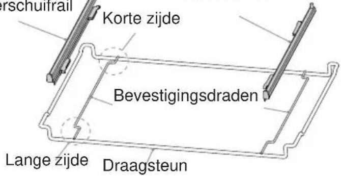 BORETTI CFBG901OWBE - Belangrijk! Volg bij het plaatsen van de dragers de volgende stappen: - 1