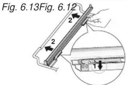 BORETTI CFBG901OWBE - SUPPORT DE GRILLE COULISSANT TÉLESCOPIQUE (fig. 6.8) - 4