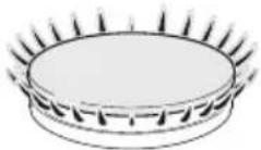BORETTI CFBG901OWBE - (Hilfsbrenner, Mittelschneller Brenner und Schnellbrenner) - 4