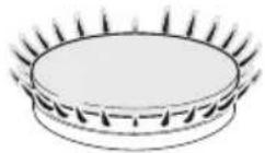 BORETTI CFBG901OWBE - (Snelkookplaat, Halfsnelle en Snelle) - 4