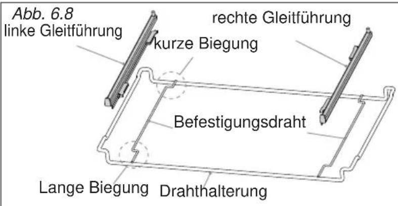BORETTI CFBG901OWBE - Wichtig! Wenn Sie die Blechhalterungen montieren, stellen Sie sicher, dass: - 1
