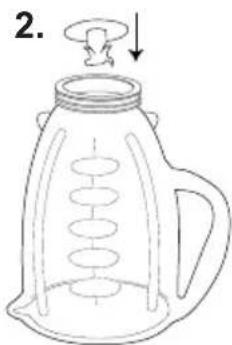 OSTER 6831 - ENSAMBLADO DEL VASO - 2
