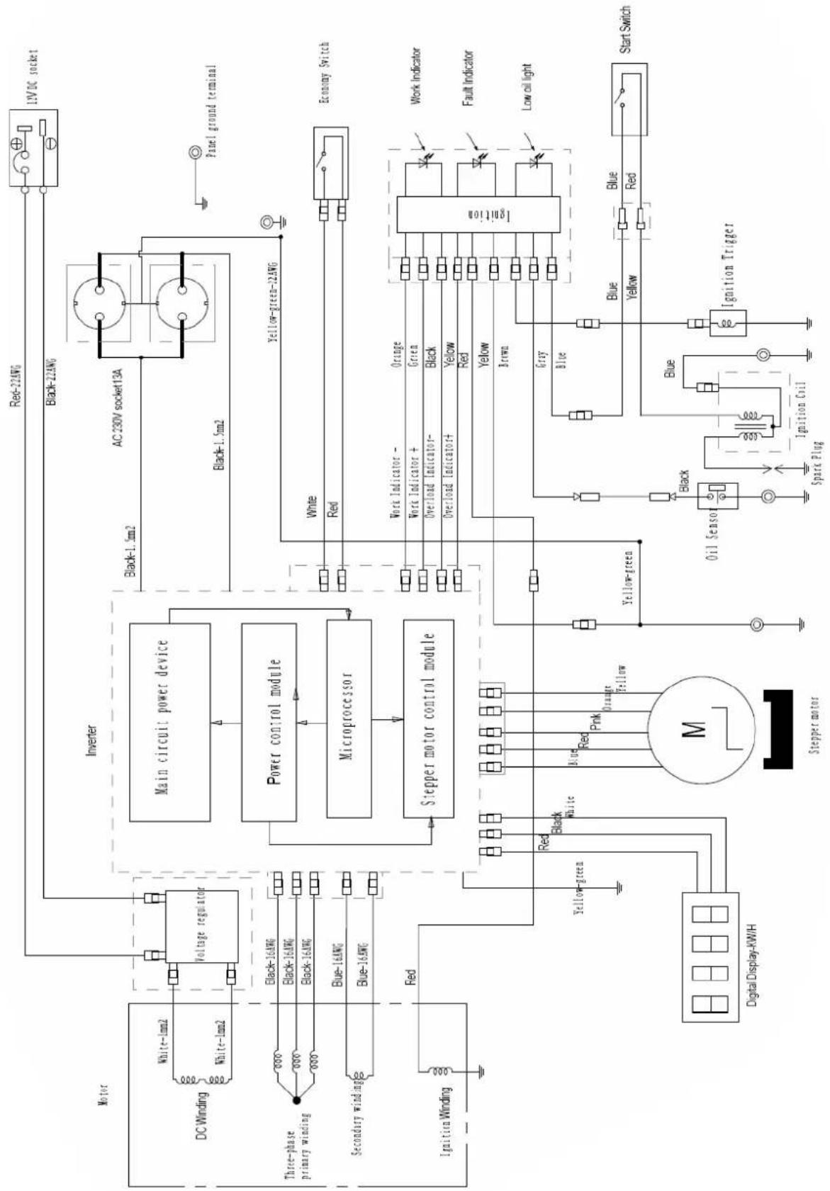 Fuxtec FXIG13 - SCHEMA ELECTRIQUE - 1