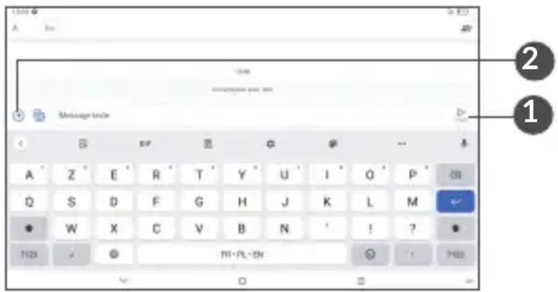 TCL 10 Tab Max - Rédiger un nouveau message - 1