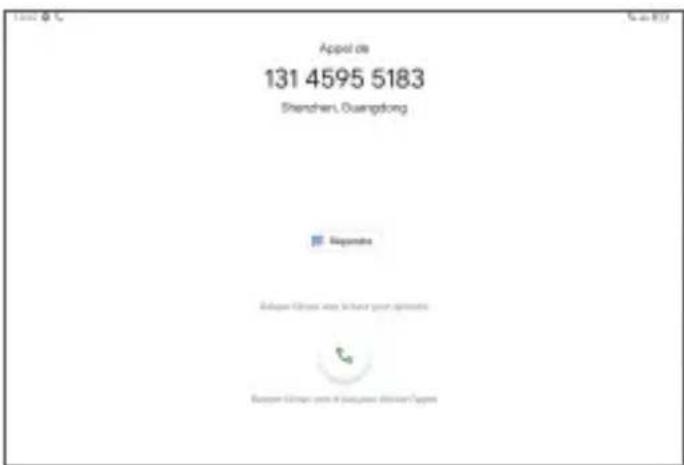 TCL 10 Tab Max - Accepter ou rejeter un appel - 2