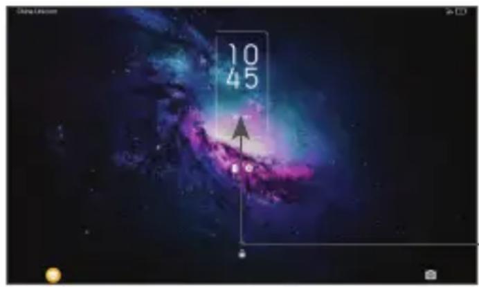 TCL 10 Tab Max - Pour déverrouiller l'écran de la tablette - 1