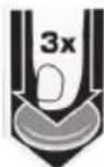 Grizzly BRM 421020 - Pictogram aan de benzinepomp: - 1