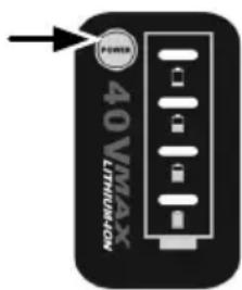 Grizzly ARV 4038 - Alternativa v případě, když je akumulátor vložen: - 1