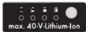 Grizzly ALS 4025 Lion - Symbolen op de accu - 6