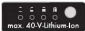 Grizzly ALS 4025 Lion - Grafické značky na akumulátoru - 6