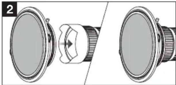 NiSi S5 - Installation with a circular filter - 2