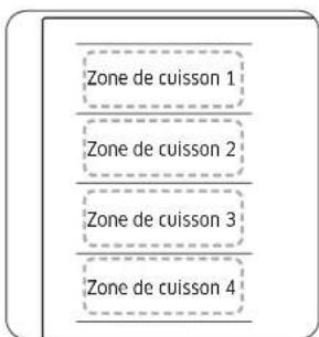SAMSUNG NZ64B5066KK - Flex zone Plus (uniquement pour les modèles avec application Flex zone plus) - 1