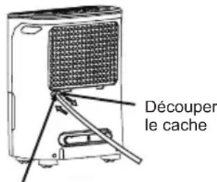 DAITSU ADDP20 - Il existe deux manières de vider l'eau collectee. - 3