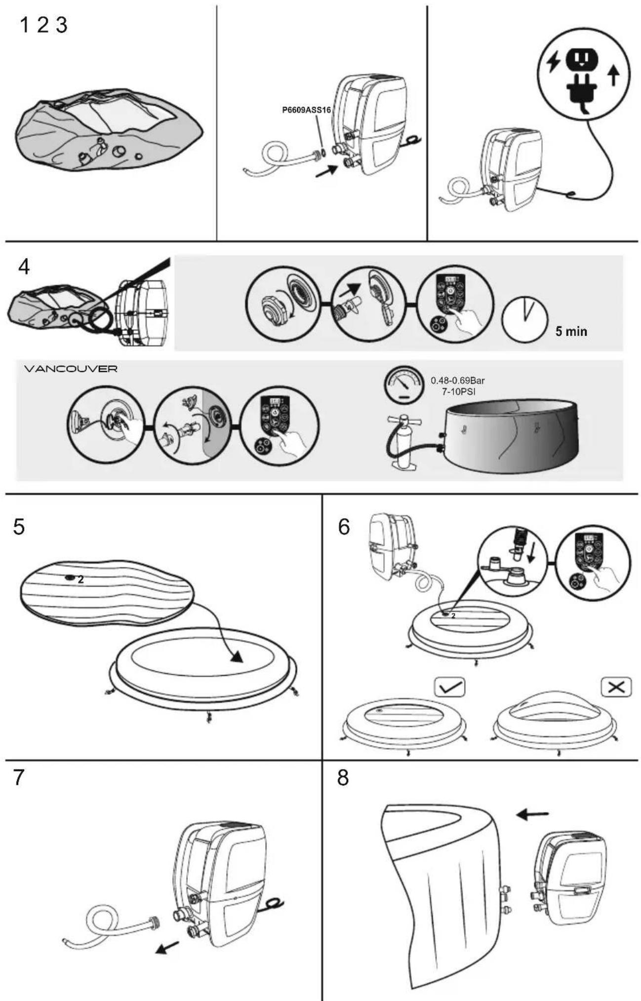 BESTWAY LayZSpa 60081 - INSTALLAZIONE - 1