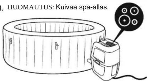 BESTWAY LayZSpa 60037 - SPA-ALTAAN KÄYTTÄMINEN - 5