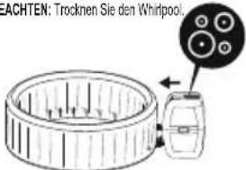 BESTWAY LayZSpa 60013 - Nur für Drop-Stitch-Whirlpools - 9