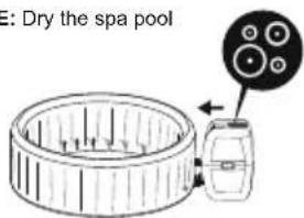 BESTWAY 60184 - Only for Drop stitch Spa - 9