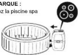BESTWAY LayZSpa 60185 - Uniquement pour le spa en Drop Stitch™ - 5