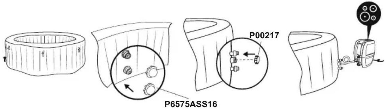 BESTWAY LayZSpa 60185 - KONSERWACJA - 1