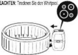 BESTWAY LayZSpa 60185 - Nur für Drop-Stitch-Whirlpools - 5