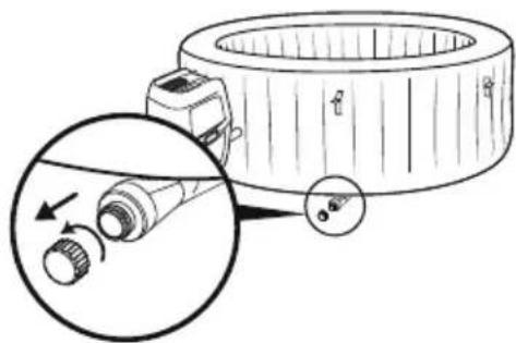 BESTWAY LayZSpa 60067 - DRAINING THE SPA - 1