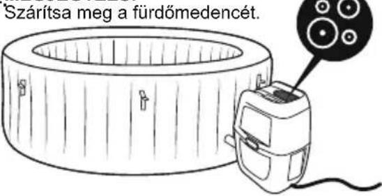 BESTWAY LayZSpa 60067 - A FÜRDO LEERESZTÉSE - 3