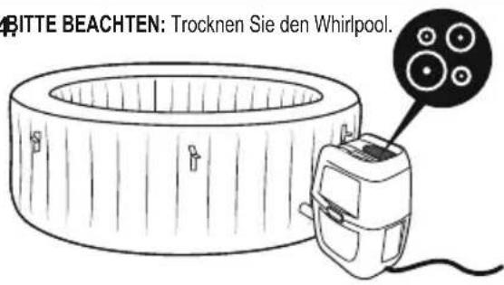 BESTWAY LayZSpa 60135 - ENTLEEREN DES WHIRLPOOLS - 3