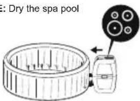 BESTWAY LayZSpa 60135 - Only for Drop stitch Spa - 9