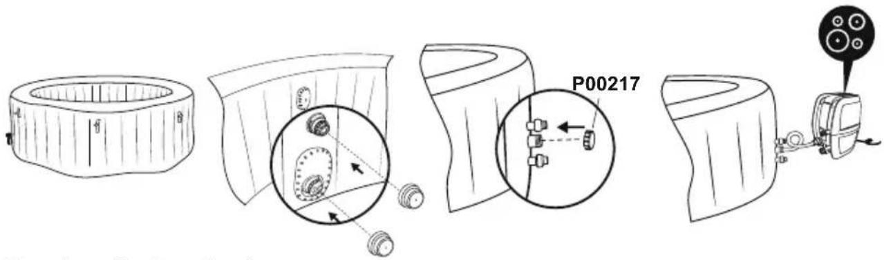 BESTWAY SaluSpa 60010 - MANUTENÇÃO - 1
