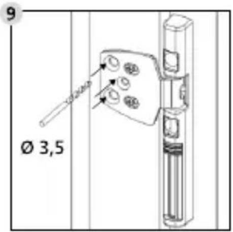 Burg Wächter WinSafe WS 44 - The securing bolt must face down. - 7
