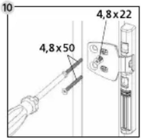 Burg Wächter WinSafe WS 44 - The securing bolt must face down. - 8