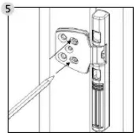 Burg Wächter WinSafe WS 44 - The securing bolt must face down. - 3