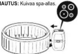 BESTWAY LayZSpa 60029 - Vain Drop stitch spa -allas - 9