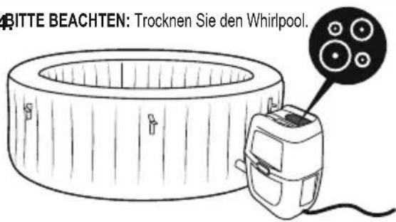 BESTWAY LayZSpa 60029 - ENTLEEREN DES WHIRLPOOLS - 3