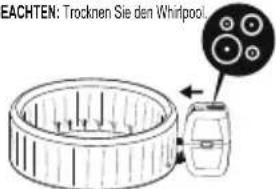 BESTWAY LayZSpa 60029 - Nur für Drop-Stitch-Whirlpools - 9
