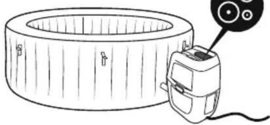 BESTWAY LayZSpa 60029 - DRENAGE DEL SPA - 3