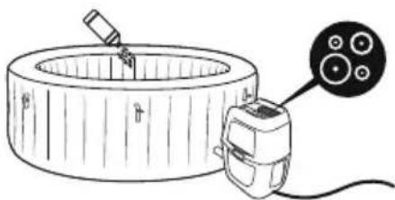 BESTWAY LayZSpa 60055 - Utilizzo di liquido chimico (non incluso): - 1