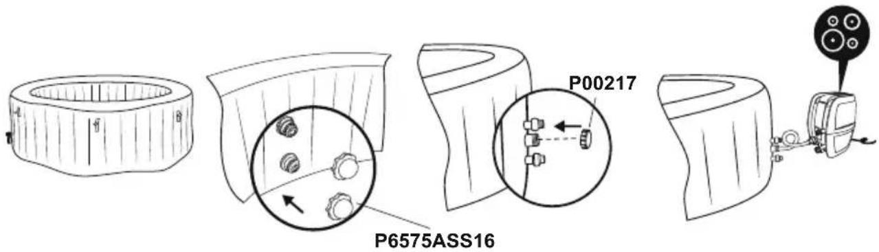 BESTWAY LayZSpa 60035 - Stang av - 1