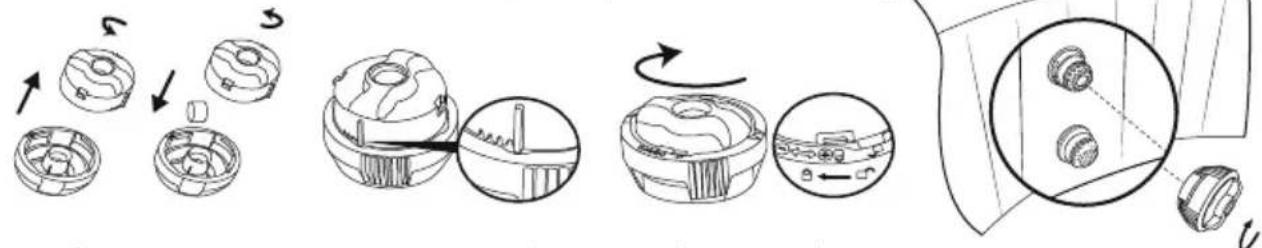BESTWAY LayZSpa 60035 - IcnoIb3ObaHne Ta6JIeTOK XmMuecknx CpeIcTB (B KOMnJIeKT He BXoJrT): - 1