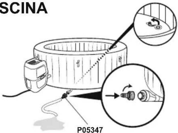 BESTWAY LayZSpa 60035 - SVUOTAMENTO DELLA PISCINA - 2