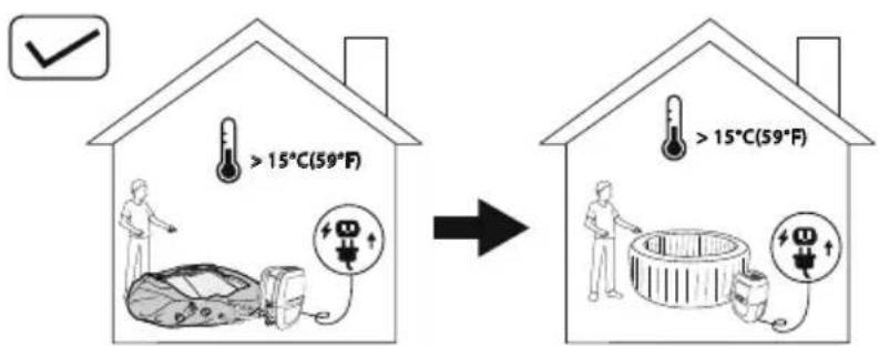 BESTWAY LayZSpa 60035 - INSTALLATIE-INSTRUCTIES IN DE WINTER - 2