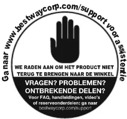 BESTWAY LayZSpa 60035 - Havittäminen - 3