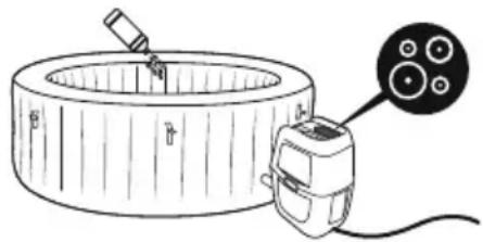 BESTWAY LayZSpa 60035 - Einsatz von Flüssigchemikalien (nicht enthalten): - 1