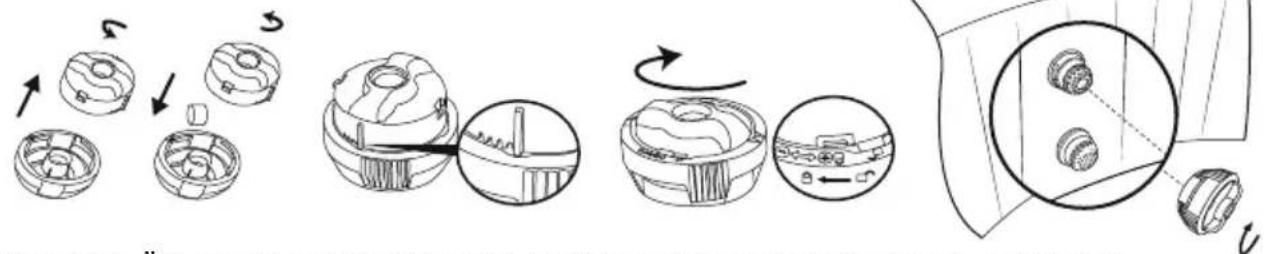 BESTWAY LayZSpa 60035 - Kemikaalitablettien käytäminen (eivät sisäly pakkaukseen) - 1