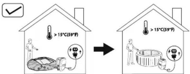 BESTWAY LayZSpa 60035 - INSTRUCCIONES PARA USO EN INVIERNO - 2