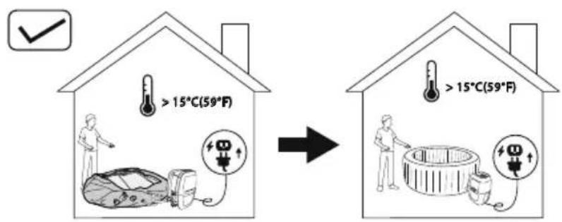 BESTWAY LayZSpa 60035 - SET-UP INSTRUCTION IN WINTER - 2
