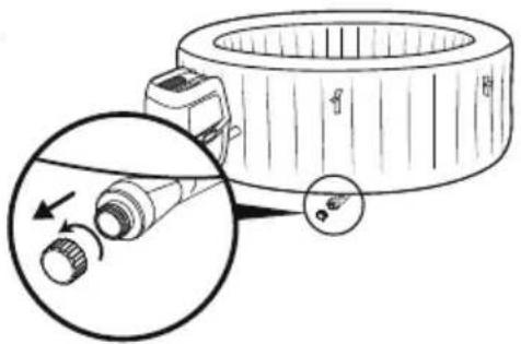 BESTWAY LayZSpa 60035 - ENTLEEREN DES WHIRLPOOLS - 1